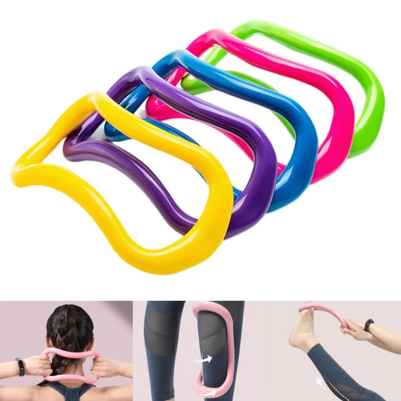 Yoga Circle Pilates Ring Home Women Fitness Equipment Fascia Massage Body Workout Exercise Resistance Support Tool