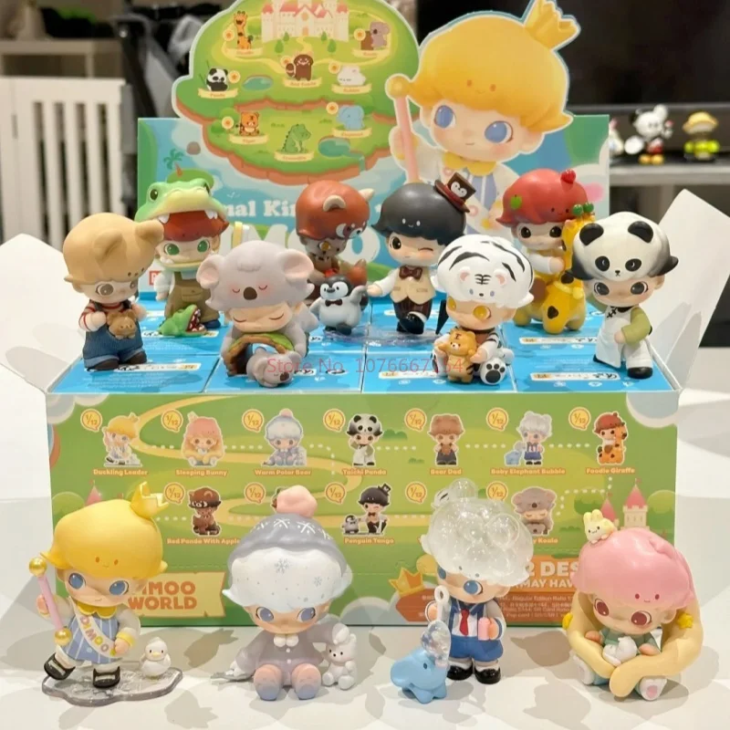 Оригинальная коробка Dimoo серии Animal Kingdom аниме Fgiure модель украшения коллекция кавайные настольные игрушки подарок на день рождения