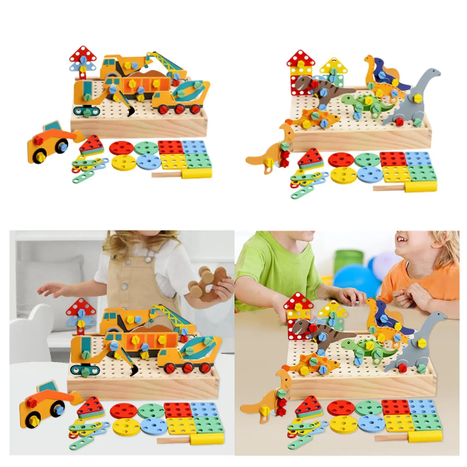 Play Tool for Kids Screw Toy,Hands on Ability Creative Screwdriver DIY Building Toy for Children Boys Girls Birthday Gift