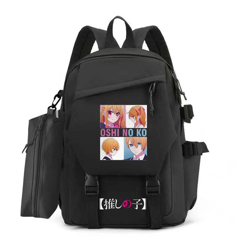 

Oshi No Ko Anime Ai Hoshino Backpack School Bags for Teenage Girls Boys Bagpack Student Backpack Cartoon Manga Laptop Bookbag