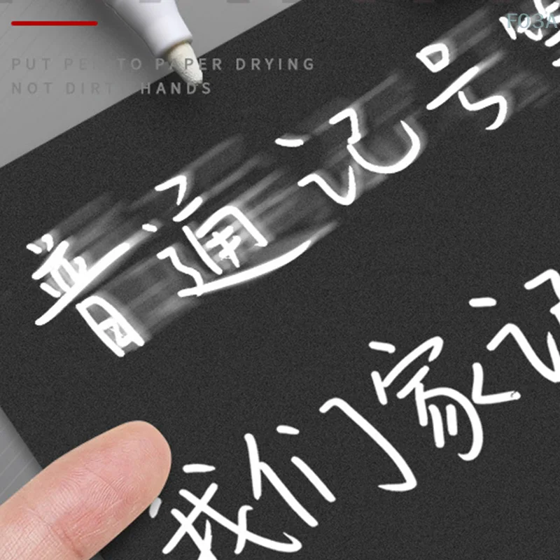 Waterproof Marker Pen 0.7/1.0/2.5mm White Paint Tread Environmental Pens Car Tire Painting Graffti Stationery School Supplies White Marker Pens Paint Marker Pen Markers Pen Marker Pens Paint Pen