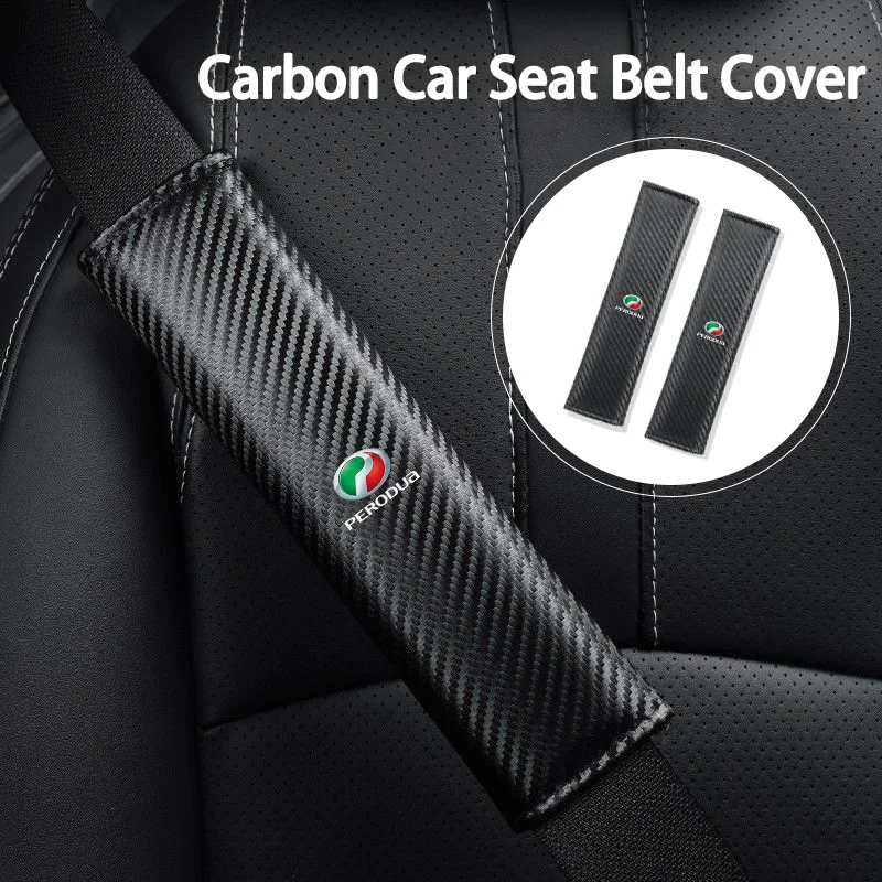 Per Perodua Carbon Car Seat Belt Cover Accessori Per La Protezione Della Spalla Alza Axia Viva Aruz Myvi Gen2 Gen3 0 W20 5 W30 D3 Sp3