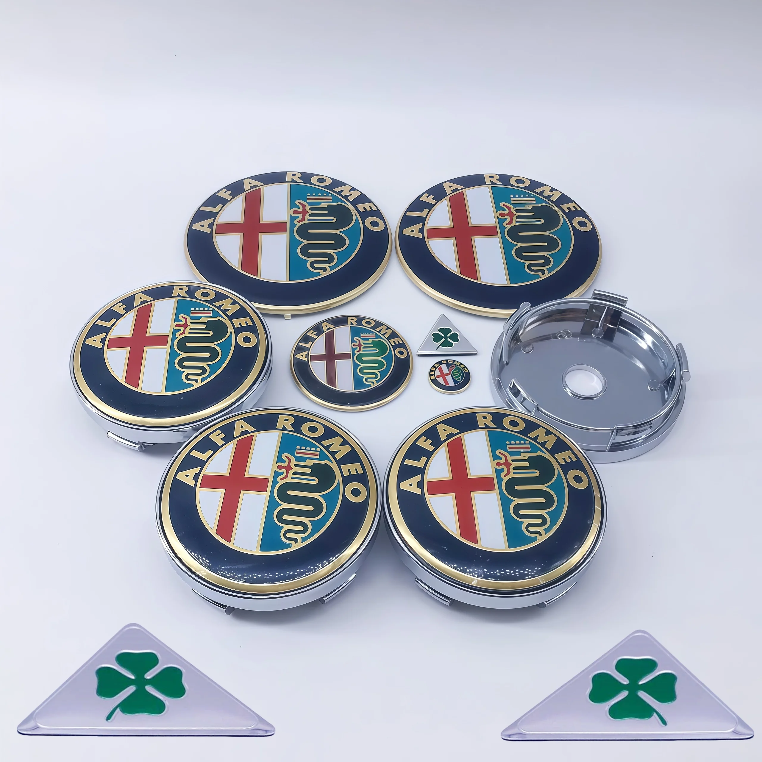 Alfa Romeo Embleem Set - Verpakking beschermfolie