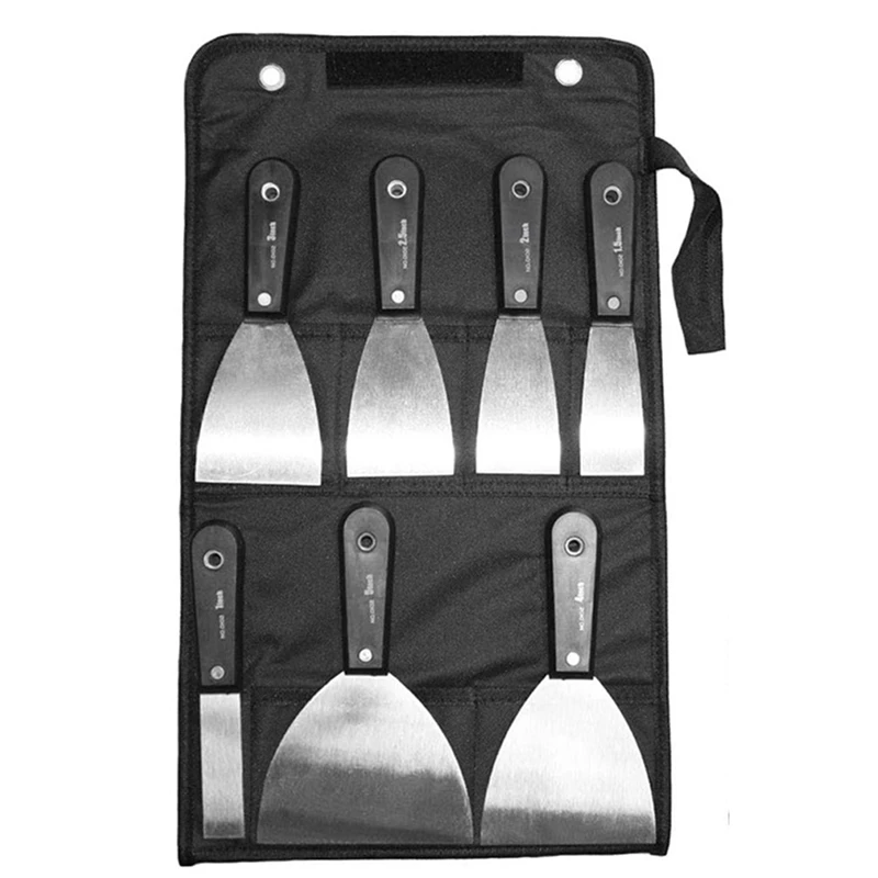 

7-Piece Set Of Decoration Scraper Batch Gray Scraper Surface Smoothing Drywall Tool