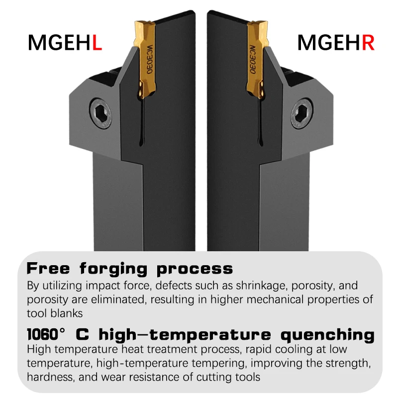 Zerone Porte-outil CNC ZQ2020R-3 Porte-outil De Tournage De Rainurage De Tour + 10 Pièces