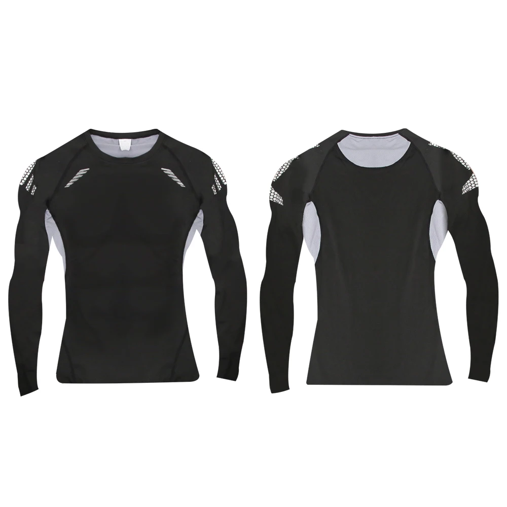 Compression T Shirt Sport T Shirt Running T Shirts Running T Shirt Fitness Clothes Men Undershirts Men Long Sleeve Superhero Compression Shirts Quick Dry Fitness Cycling Running Workout Training Underwear Gym
