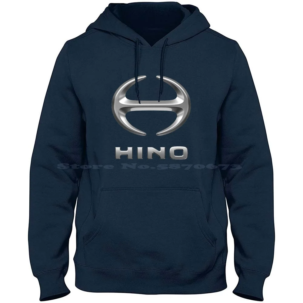 Hino Truck Motors Logo 100% Cotone Felpa Con Cappuccio Daf Truck Western Star Truck Peterbilt Kenworth Komatsu John Navistar Dina Truck
