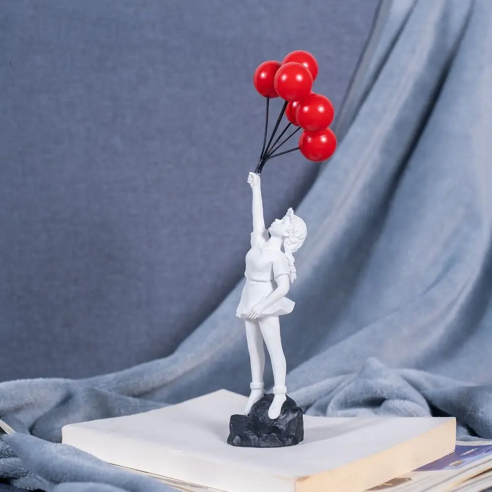 MEDICOM TOY - 【BANKSY】Flying Balloons Girl Red Version Brandalised™ Flying Balloons Girl Series | VeVe