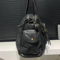 Women's Fashion Retro Tote Bag Soft PU Leather Large Capacity Shoulder Bag Y2K Punk Multi Pocket Crossbody Handbag - Image 5