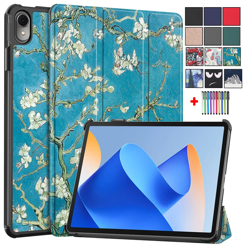 Caqa pour Huawei Matepad11 2023 étui 11.0 tablette en cuir PU dur PC peau coque pour Matepad 11 couverture 2023 Smart protection Funda_voghion.com
