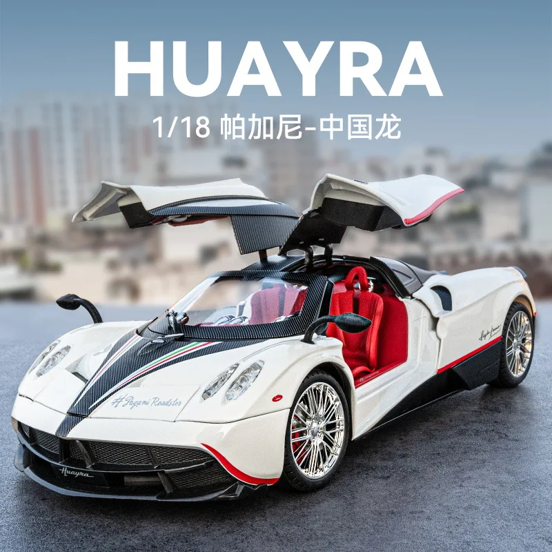 

1:18 Pagani Huayra China Dragon Racing Sport Car Alloy Metal Diecast Model Toy car Toy Car Sound & Light Collection Boy Toy Gift