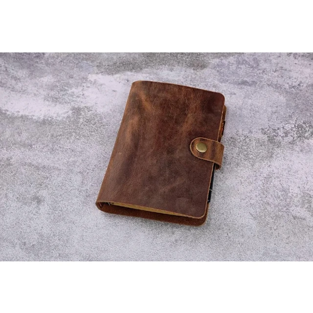 Genuine Leather A6 Diary Planner Notebook, A6 Ring Binder Organizer Agenda,handmade  Leather Journal Notebook -  UK