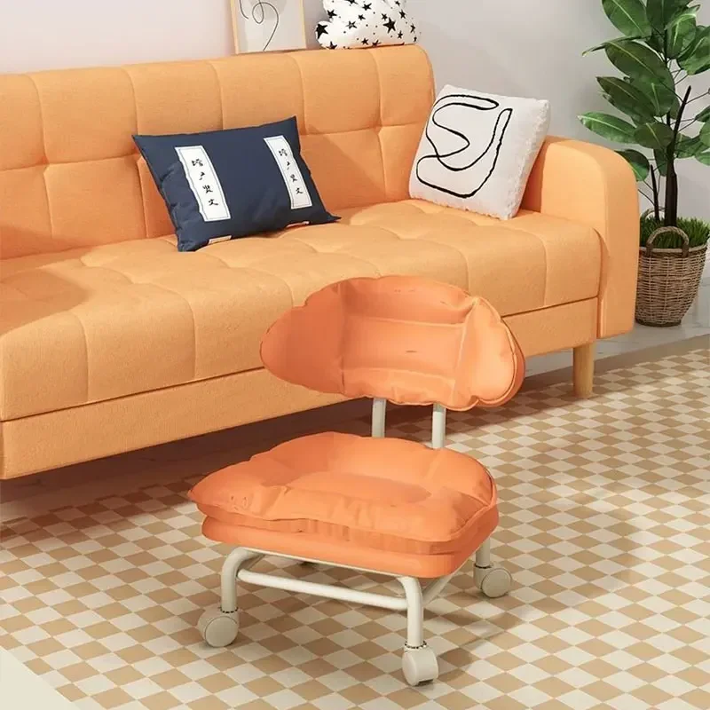 

Universal Wheel Children's Chair Household Stool Stool Mute Portable Lightweight Stool Cushion Home Wheel Banquinho Furniture