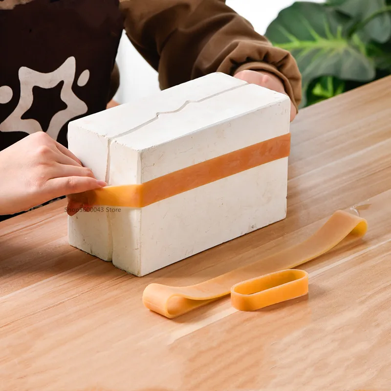 Pottery Tools Plaster Mold Bandage Elastic Rubber Rubber Band Grouting Mold Strap Fixing Cowhide Tendon 2pcs