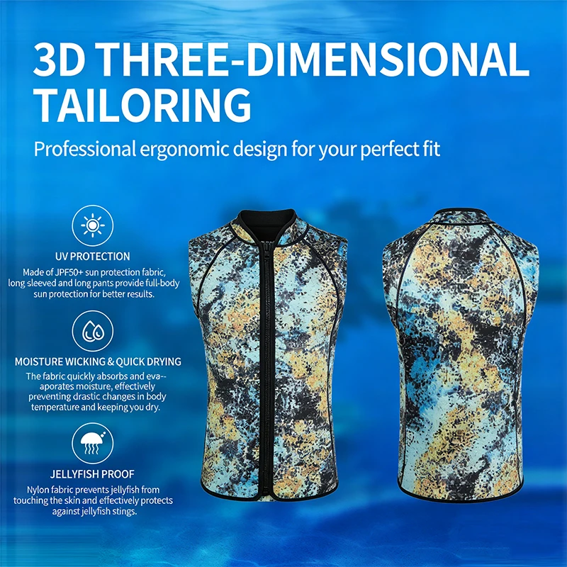 Thermal Protection 3mm Neoprene Diving Vest