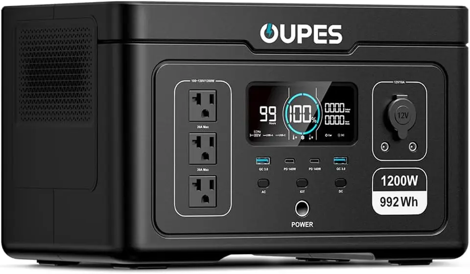 Exodus 1200W Portable Power Station with Smart Control