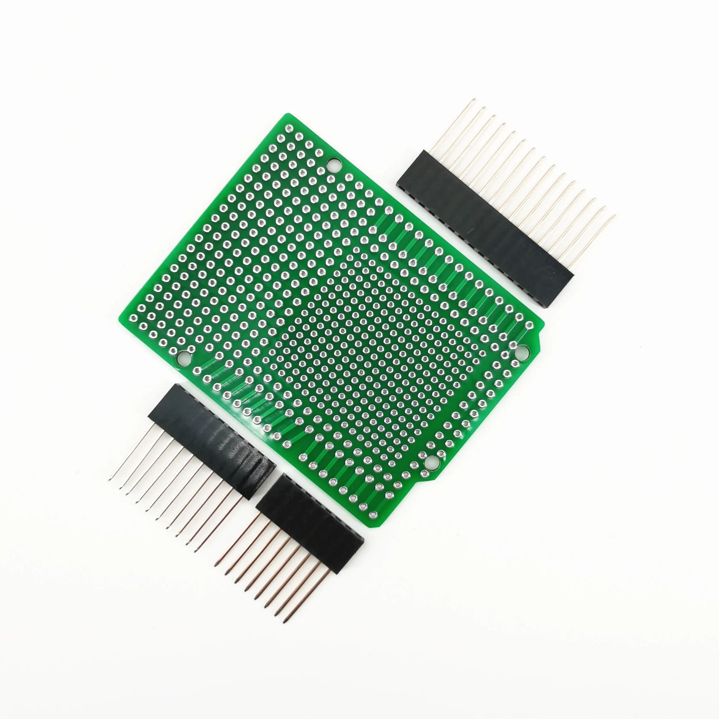 Combo 2mm + 2.54mm Pitch Prototype PCB for ATMega328P UNO R3 Shield ...