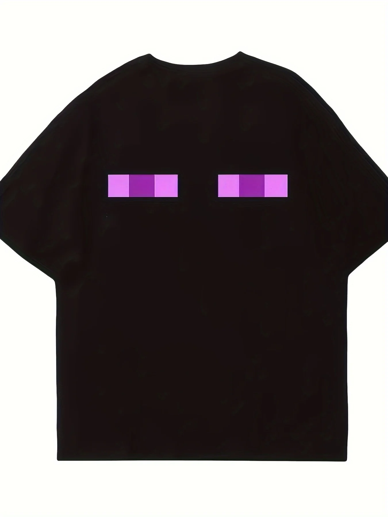 Men's T-shirt Minimalist Casual Daily Shirt Eye Pattern Game Print Cotton All-match Men's and Women's Short Sleeves