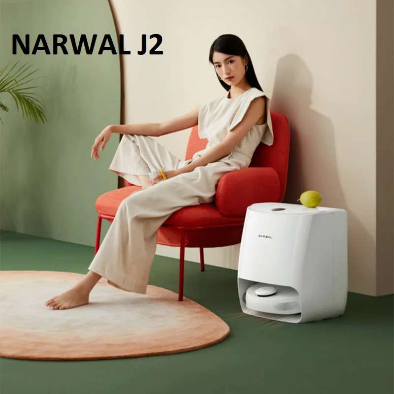 2023 New NARWAL J3 Robot Vacuum Cleaner Automatic Dirt Identification and  Self-Mop for Sweeping and Dragging Integrated
