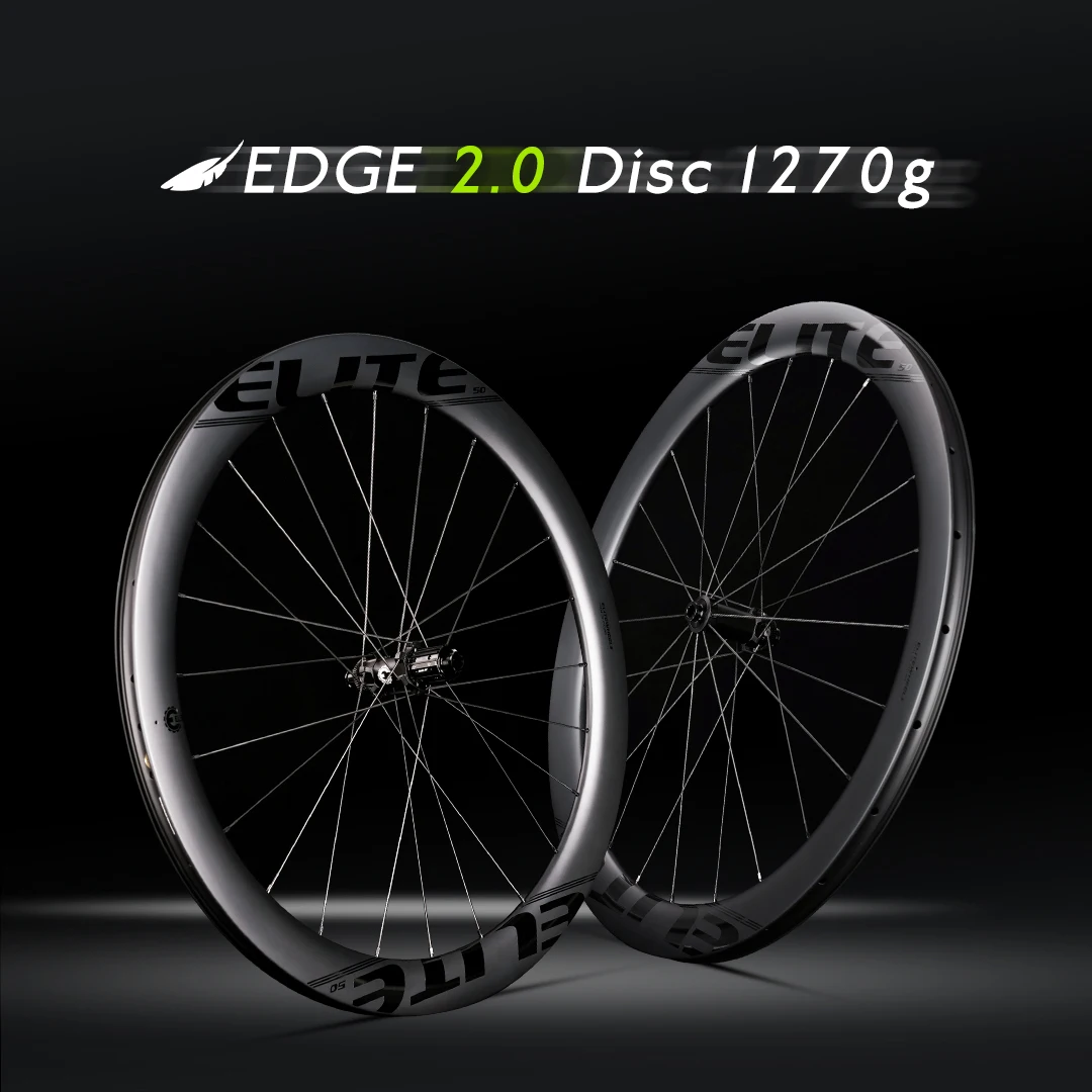 ELITEWHEELS EDGE 2.0 Disc Brake Ultralight 1270g Road Disc