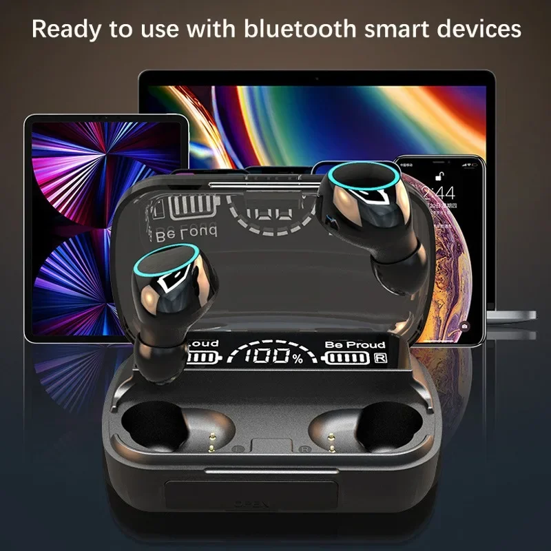 M30 TWS  5.3 , LED ÷  ̾, ũ , 9D ׷   ̾ , ǰ