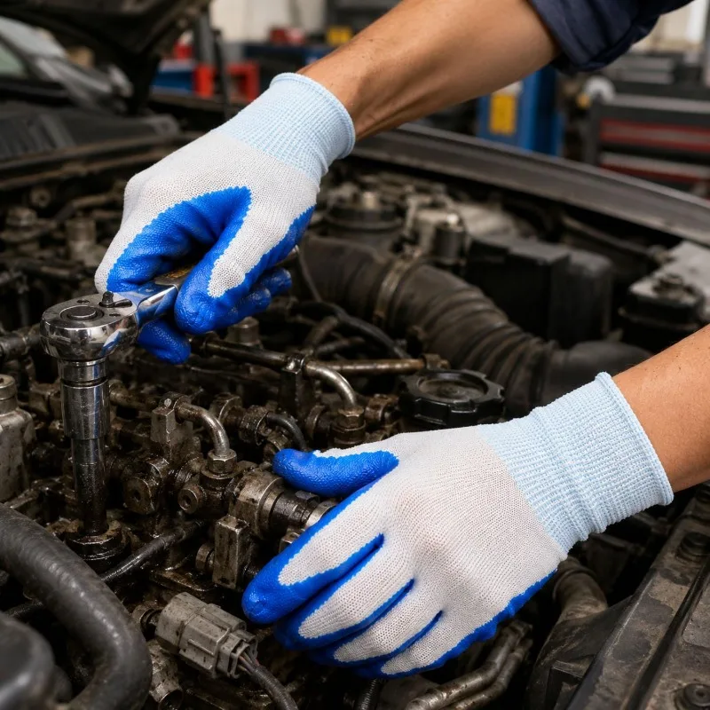  slider image of Nitrile Coated Work Gloves