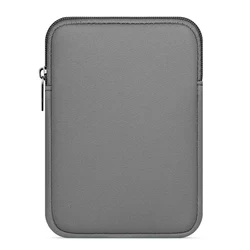 Soft Sleeve Zipper Case for 7-inch eReader, 15.5*18.5cm (GRAY)