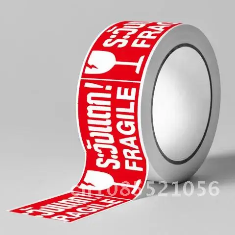 

250Pcs/Roll 25mmX45mm Handle with Care Fragile Stickers Thank You Warning Labels For Goods Decoration