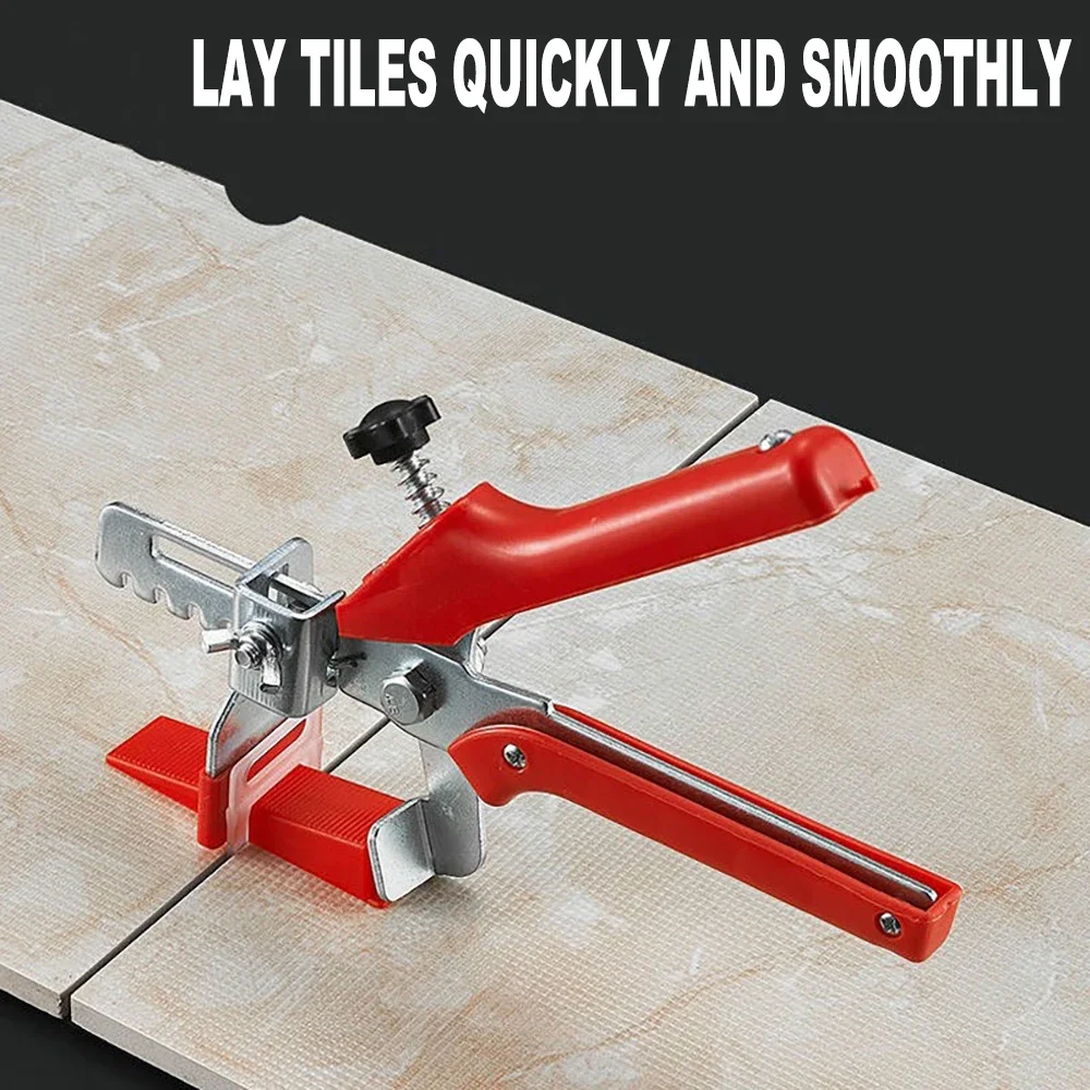 100/200pcs Tile Spacers 2mm Tile Leveling System Plier Set Laying Level Wedges Alignment Clips