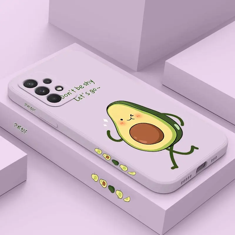 Avocado Family Silicone Phone Case - Stylish and Protective Cover