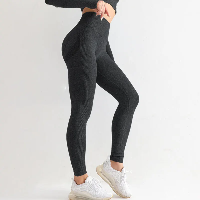 Fitness Women Leggings Seamless Push Up Quick Dry Spandex Leggings High Elastic Waist Workout Skinny Leggings Jegging Female yoga pants for women Leggings