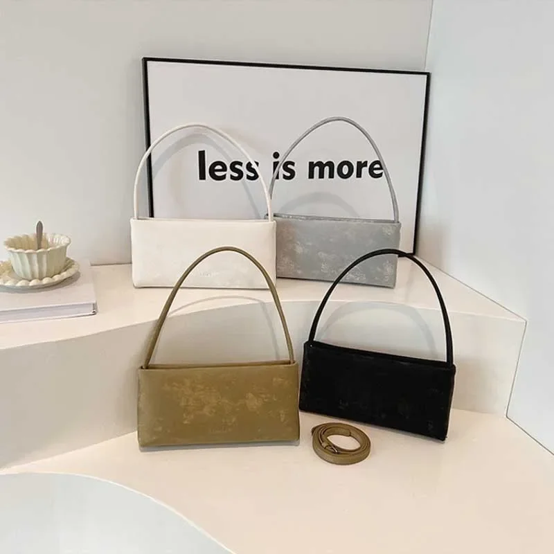 Women Small PU Leather Design Square Underarm Shoulder Bag 2026 New Trendy Crossbody Bag Female Handbags and Purses bolso mujer