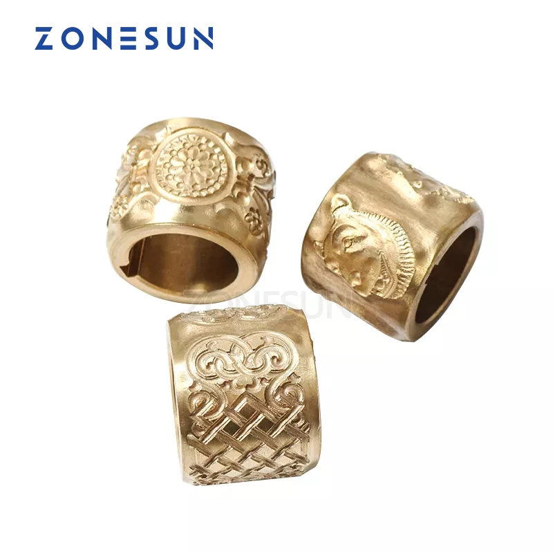 Leather Stamping Embossing Tool for Leather Bracelet Straps ZONESUN Embossing Stamping Machine