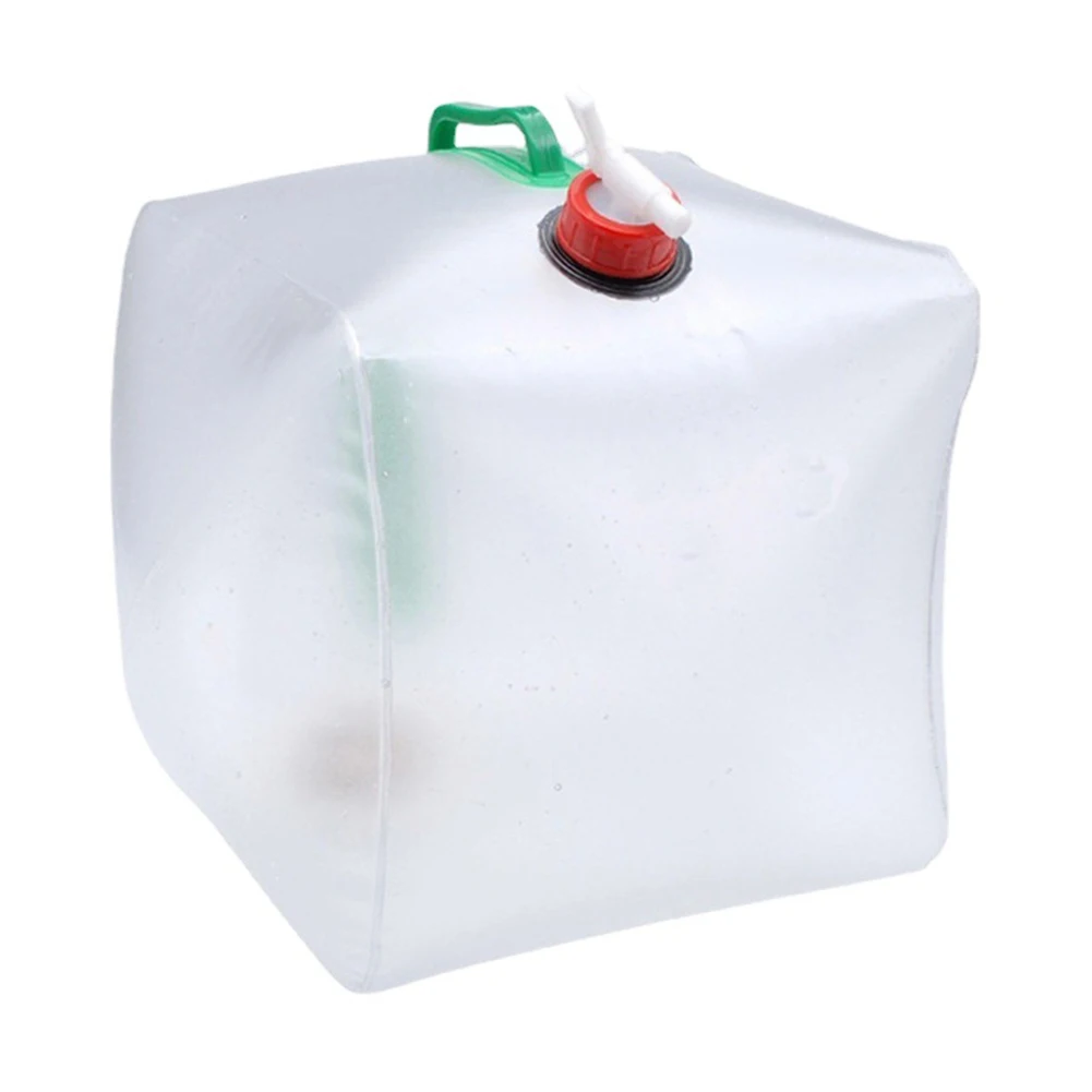 대용량 접이식 물주머니 휴대용 캠핑 물통 누수 없음 5L/10L/15L/20L 캠핑 요리 피크닉용