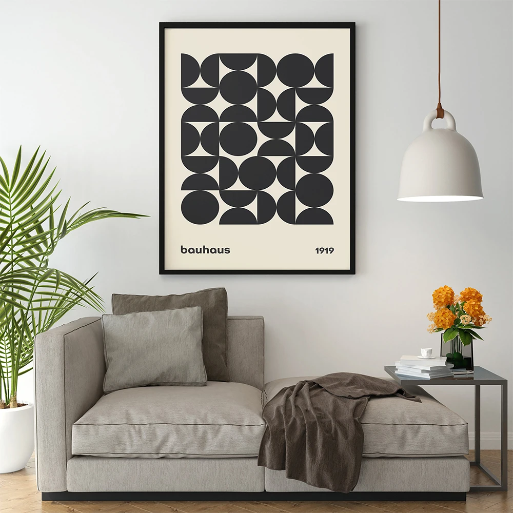 Abstract Bauhaus Wall Art