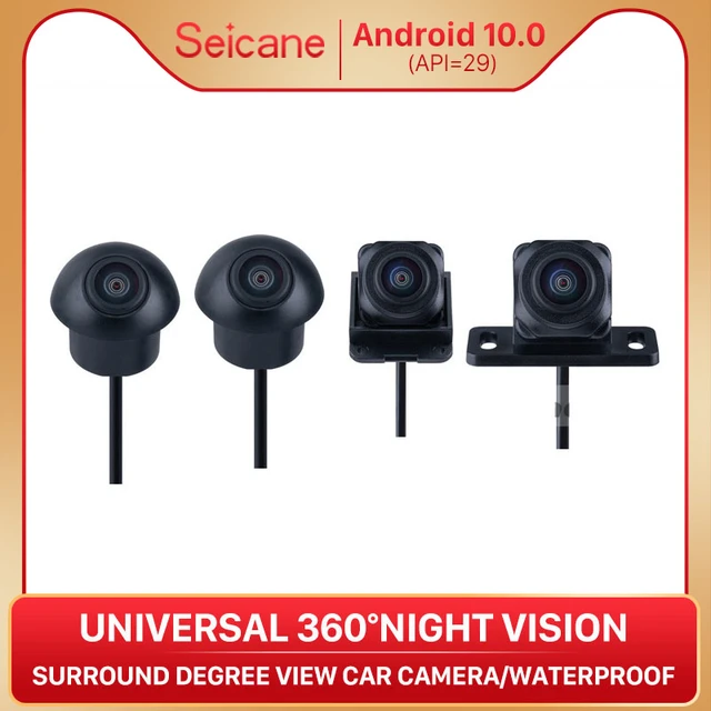 4 Channels Surround View Dashcam, Front + rear + left + right side