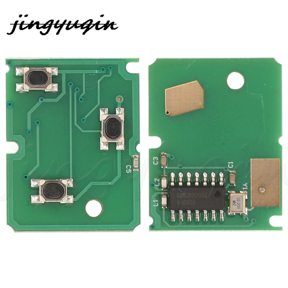 Car Remote Key 3 Buttons Circuit Board Fob Exchangeable 315MHZ 433MHZ For Ford Focus 2 Fiesta Transit Mondeo 3
