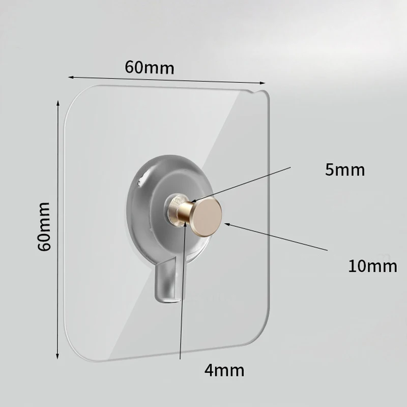 Adhesive Wall Hook Wall Hanging Screw Hook Nail Free Photo - Temu