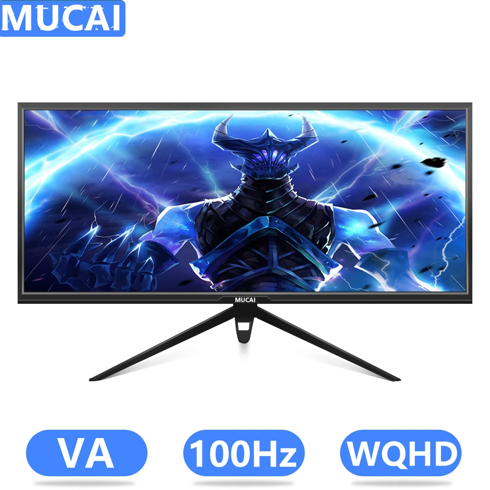 MUCAI-34-Inch-21-9-Monitor-100Hz-Wide-Display-WQHD-Desktop-LED-Game ...