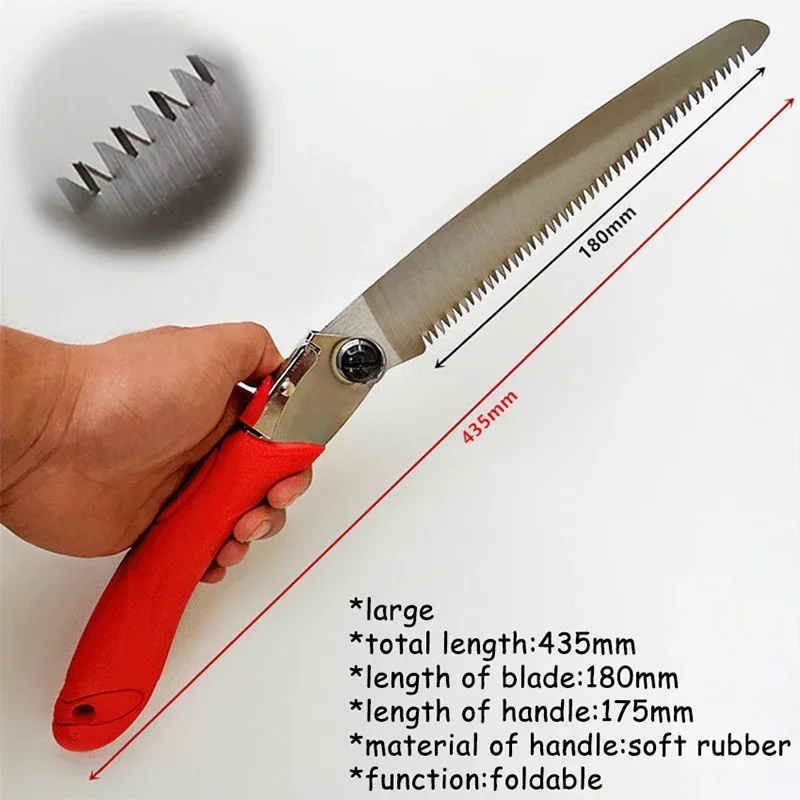 Metal Pocket Saws Foldable Handsaw Garden Retractable Hand Saw Portable Tree Cutting Tool For Woodworking Camping Outdoor Cutter