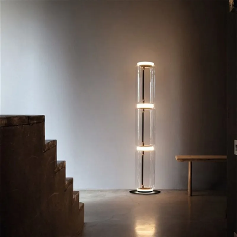 Noctambule Floor Lamp Italy Design glass lamp Bright Stand Lighting design lamp replica Decor living room home lighting