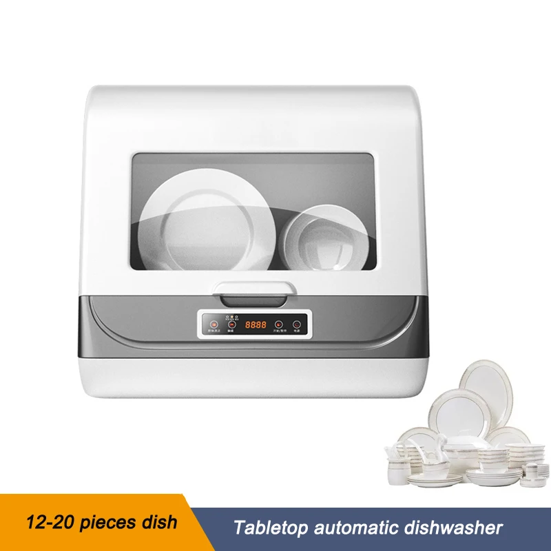 Mini Countertop Dishwasher Household Multifunctional Smart Fruit Vegetable  Washer Dish Washing Machine Disinfection Self Clean - AliExpress