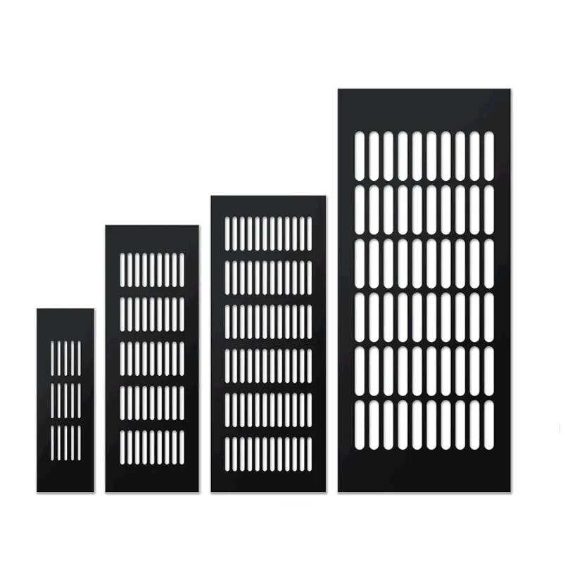 Vents Perforated Sheet Aluminum Air Vent Ventilator Grille Cover Ventilation For Closet Shoe Air Conditioner home Decor cover