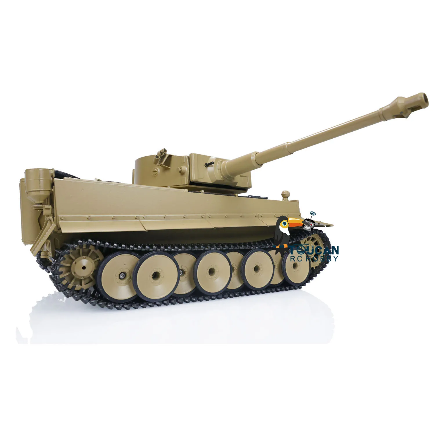 Mato 1/16 Scale RC Metal Tank Tiger I Radio Control Tanks KIT OR RTR Model Infrared Barrel Yellow 1220 Toys TH00648 4