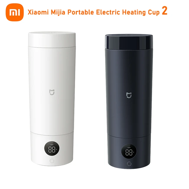 Xiaomi Mijia Portable Electric Heating Cup 2 Temperature LED Thermos 316  Stainless Steel Boiling Cup Kettle For Travel Coffee - AliExpress
