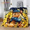 3D P-Patrol Cute Cartoon Dog HD Blanket,Soft Throw Blanket for Home Bedroom Bed Sofa Picnic Travel Cover Blanket Kids Gift Cover 3