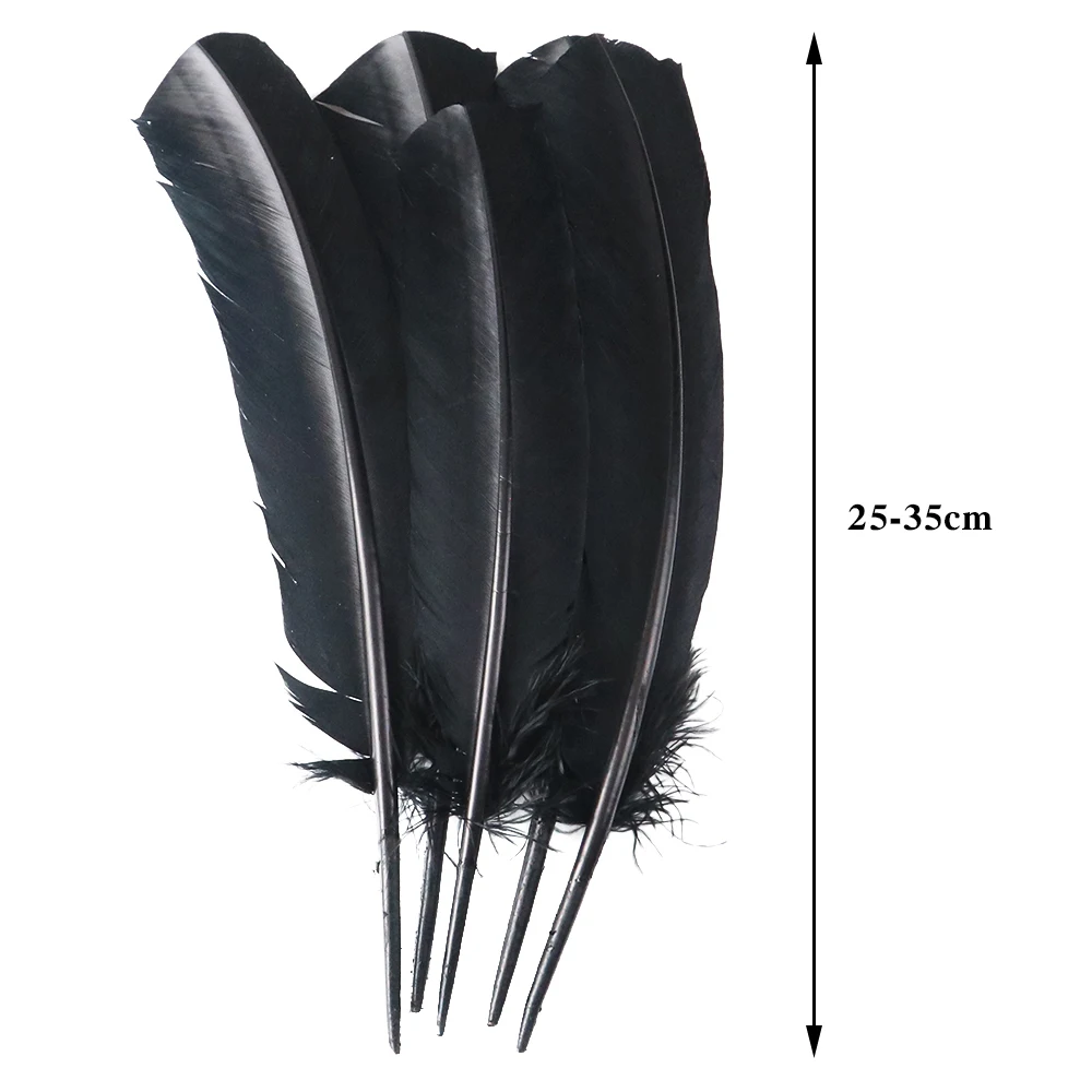 25-35CM Colorful Turkey Feathers Natural Plumes for Handmade Rope Decoration Stage Performance Accessories Headgear 10-100PCS