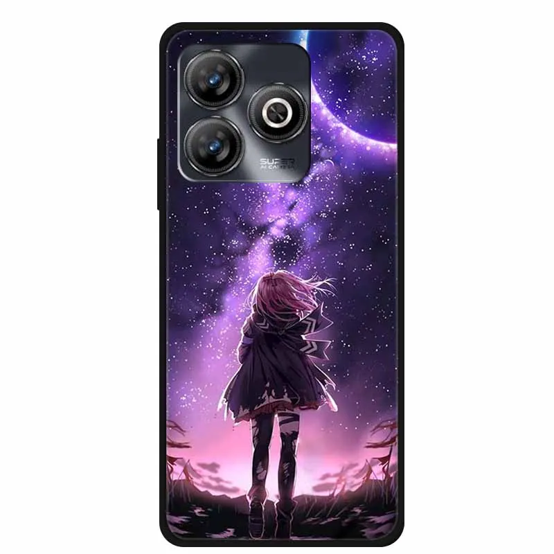 Luxury Black Silicone Soft Phone Case - Protective Back Cover Shell