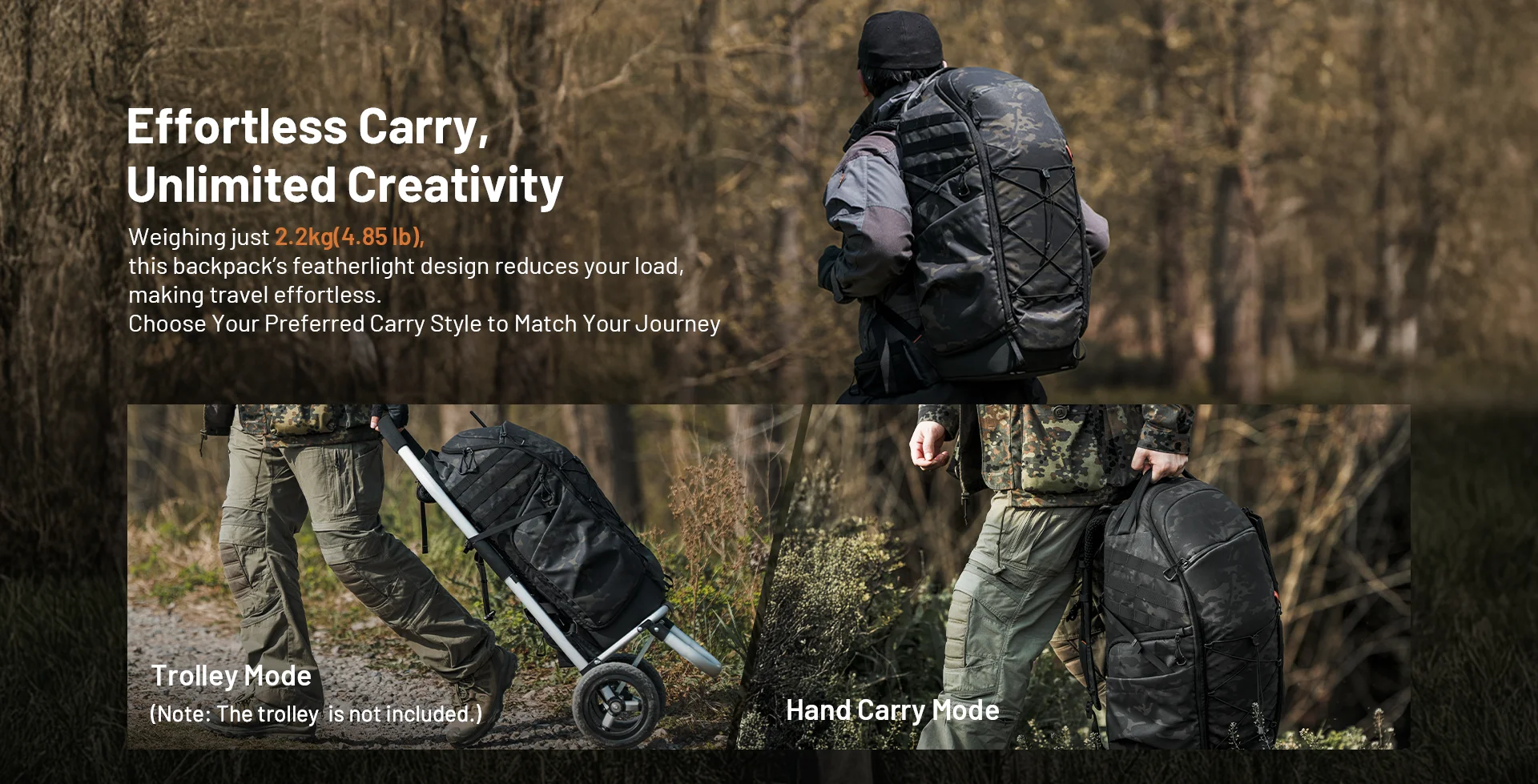 PGYTECH Telefotografie-Tasche Kameratasche Löwenzahn OneProST Telefotografie-Tasche professioneller DSLR-Kameratasche Rucksack – Detail 7