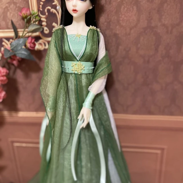 Vestido de boneca estilo fada para meninas, roupas boneca bjd, fã boneca,  saia boneca, 66,8 cm, 1/3 - AliExpress
